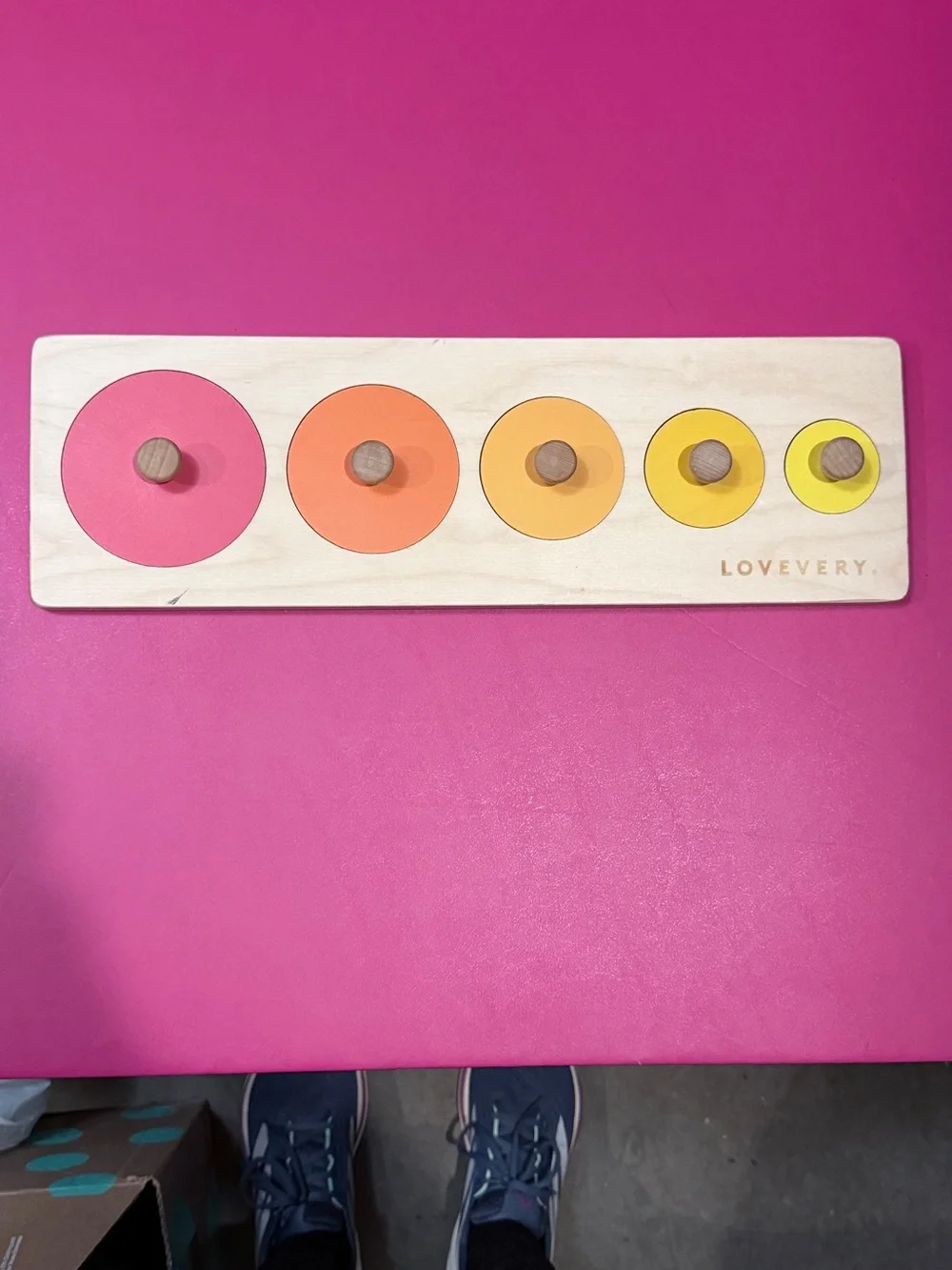 Lovevery Circle of Friends Puzzle from The Babbler Play Kit Ages 1+ Wood Puzzle